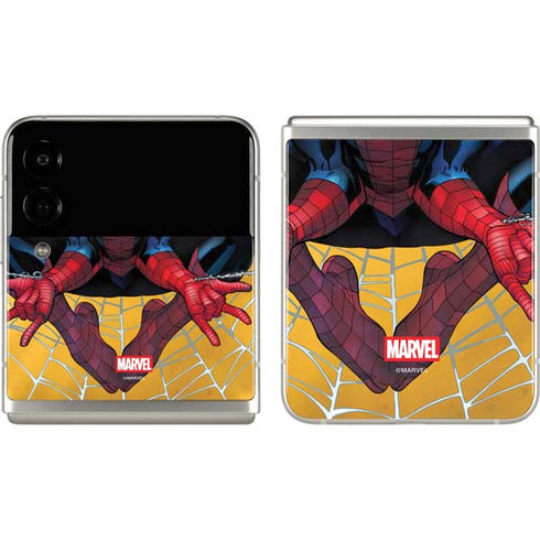 Marvel Spiderman Web Shooting Galaxy Z Flip3 5G Skin